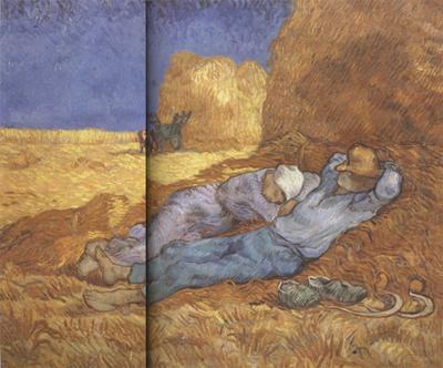 Noon:Rest from Work (nn04), Vincent Van Gogh